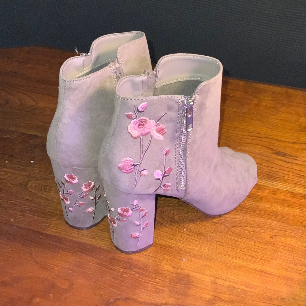 Grey booties